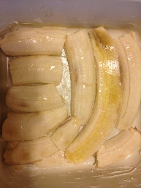 Бананы с творогом