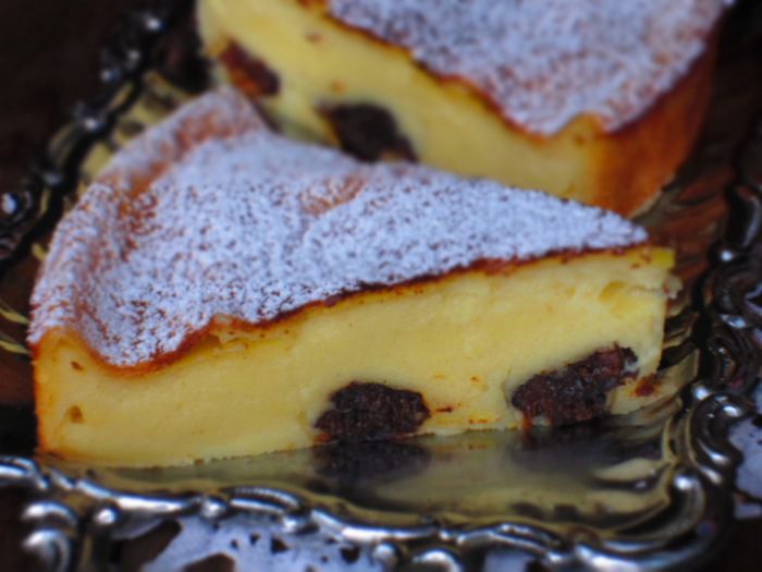 Бретонский флан с черносливом