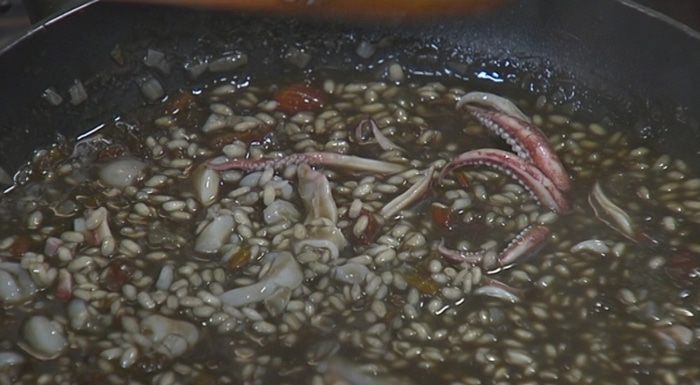 Черное ризотто