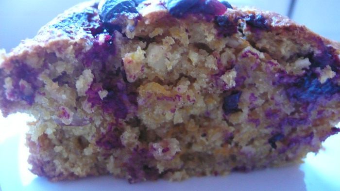 Тыквенный кекс со смородиной 