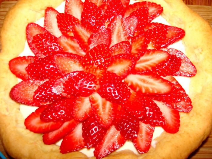 Творожное суфле с клубникой на завтрак &amp;quot; С любимыми не расставайтесь&amp;quot;