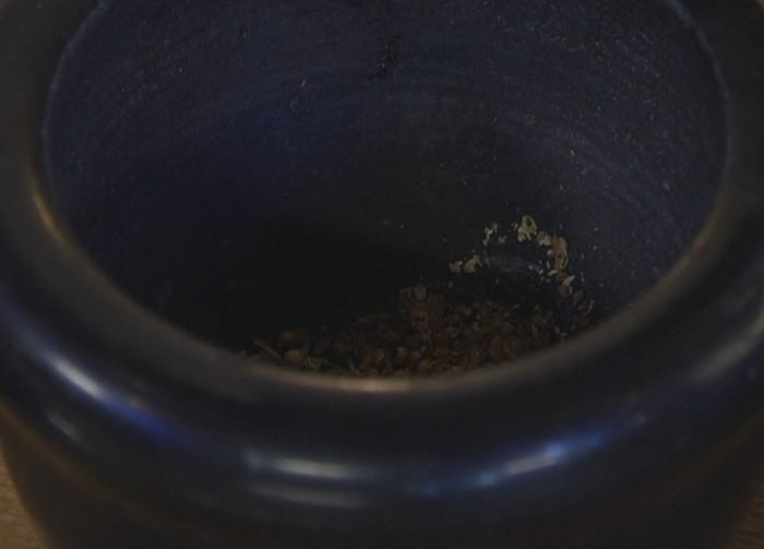 Штрудель с запеченным красным перцем и луком-пореем