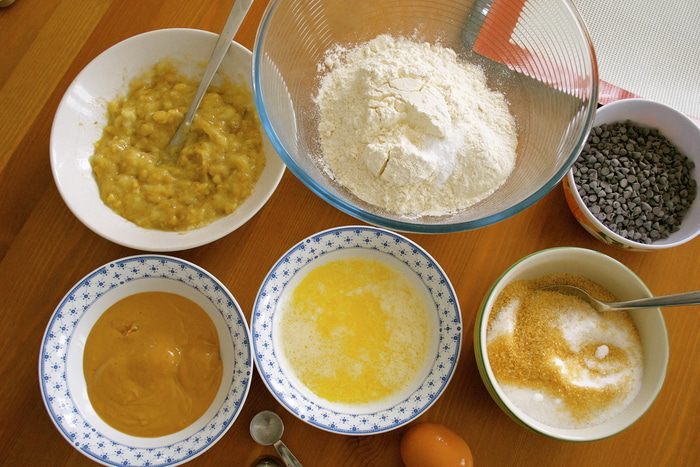 Печенье с бананом и арахисовым маслом (Peanut Butter Banana Chocolate Chip Cookies)