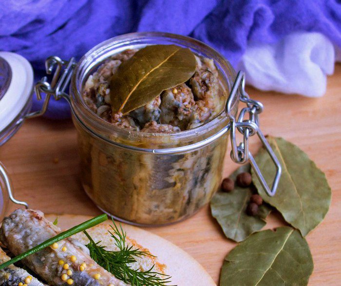 Жареная минога в маринаде