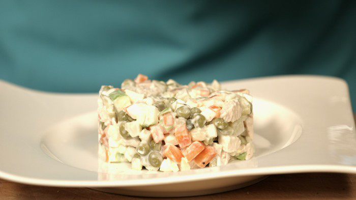 Диетический slim оливье