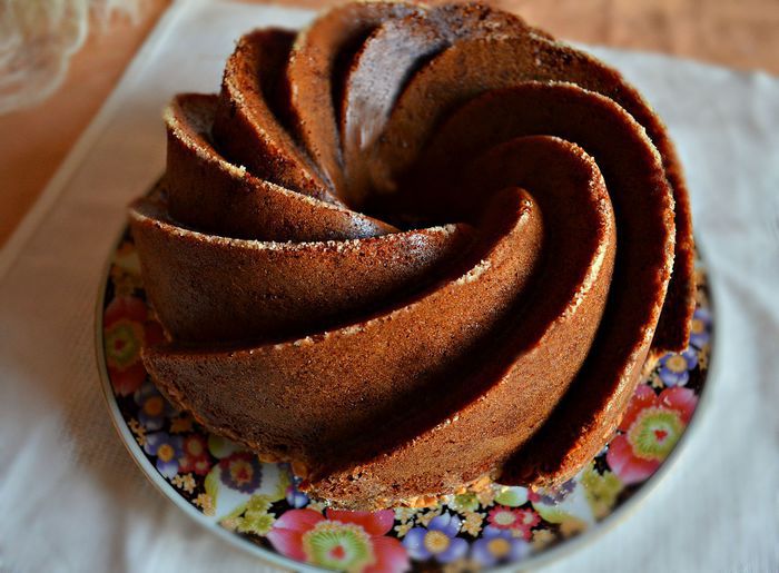 Пасхальный кекс со сливочной начинкой