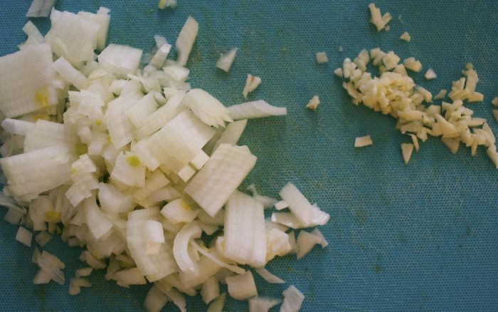 Ньокки с креветками и спаржей