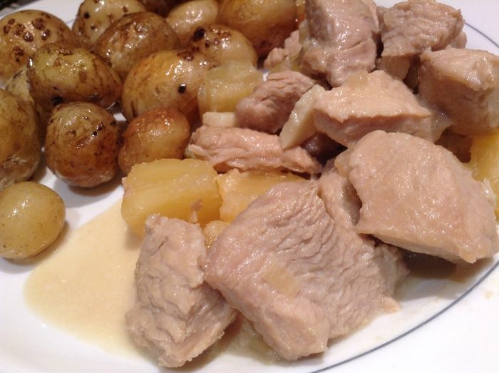 Филе индейки с ананасом