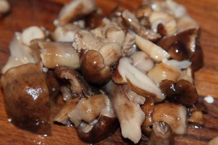 Овощной суп с белково-кунжутным омлетом