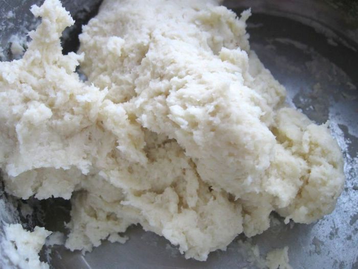 Пирог из заварного теста с яблоками 