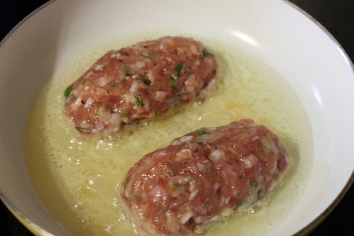 Котлеты с начинкой