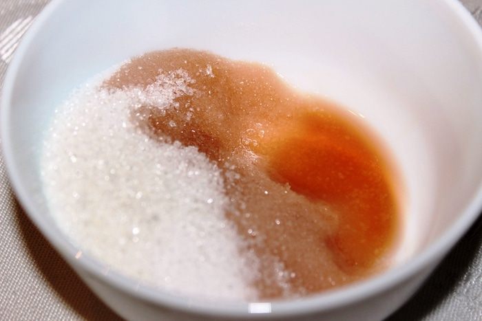 Слабосоленая семга в коньяке с мускатным орехом