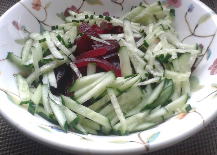 Холодный суп на свекольном квасе