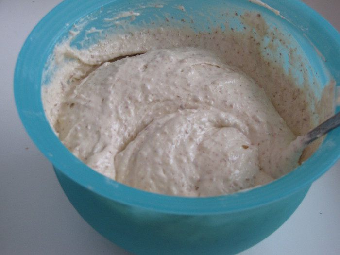 ореховый пирог с апельсиновым конфи