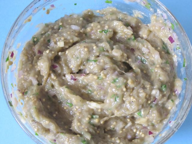 Cалат из баклажанов с питой &amp;quot;Мелидзаносалата&amp;quot;