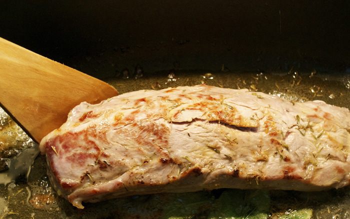 Филе с фенхелем под апельсиновым соусом 