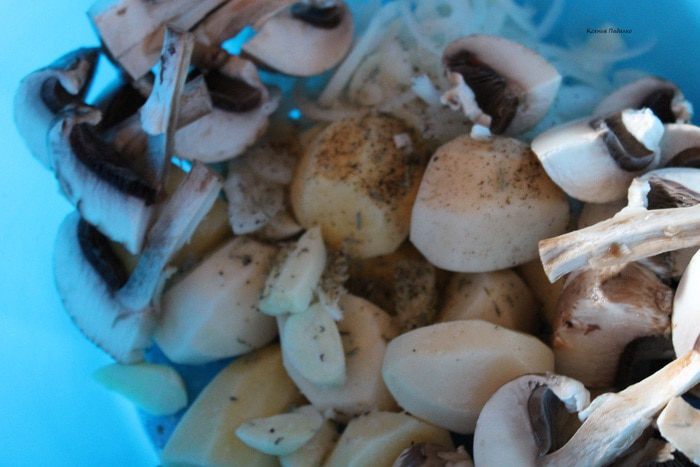 Куриные голени с картошечкой