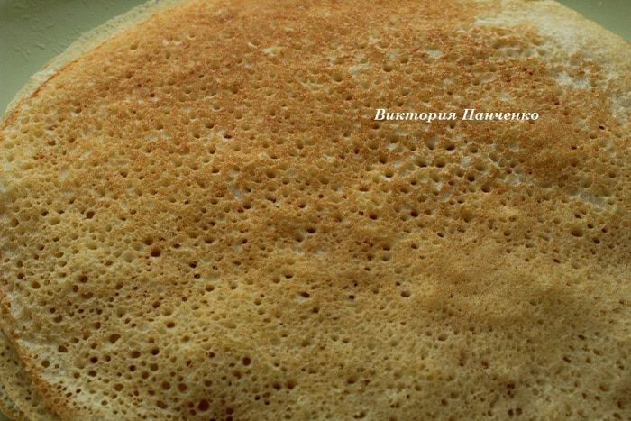 Пшенные блины