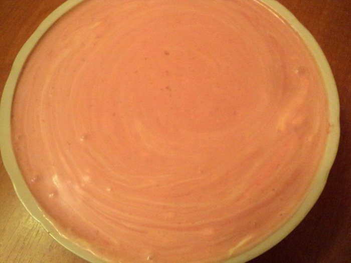 Торт-суфле с малиной