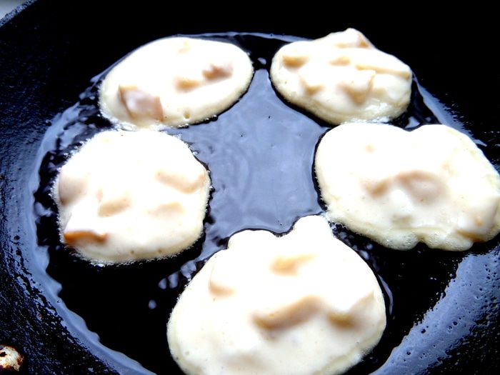 Оладьи с фруктами &amp;quot;Ассорти&amp;quot;