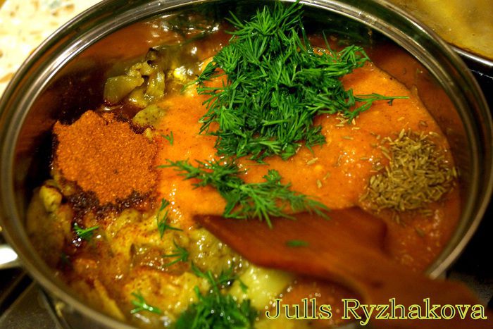 Салат Заалюк (Zaalouk)