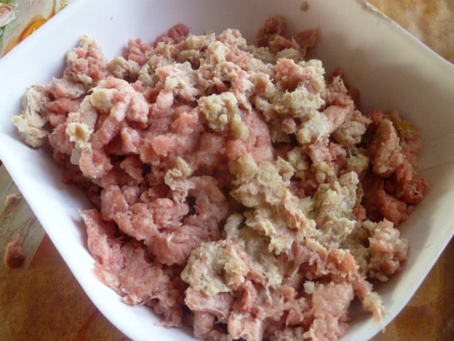 Блинный пирог с мясом 