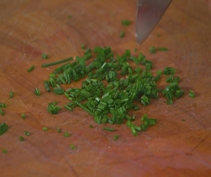 Эклеры с начинкой из творога и зелени