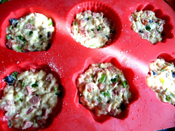 Закусочные овощные кексы