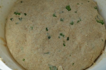 Чесночный хлеб с петрушкой