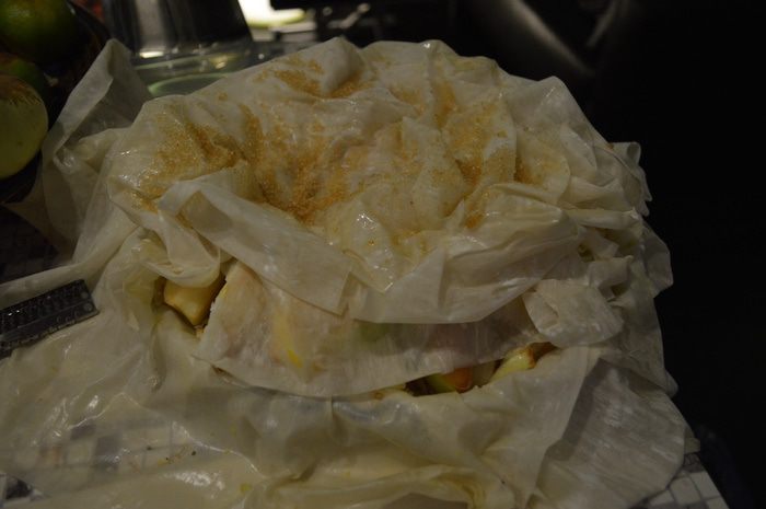 Французский яблочный крустад 