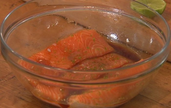 Семга по-азиатски 