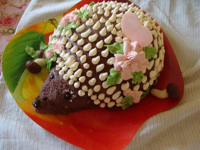 Медово-шоколадный торт &amp;quot;Ежик&amp;quot; с ананасом