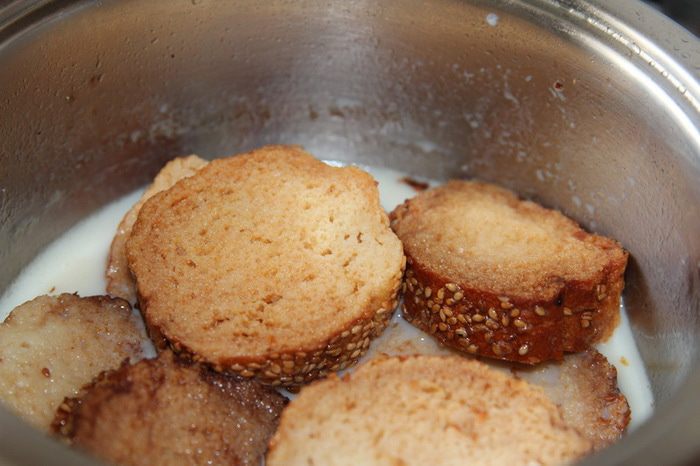 Хлебный крем-суп