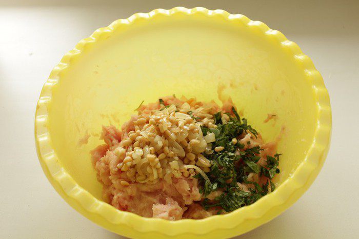 Террин с курицей