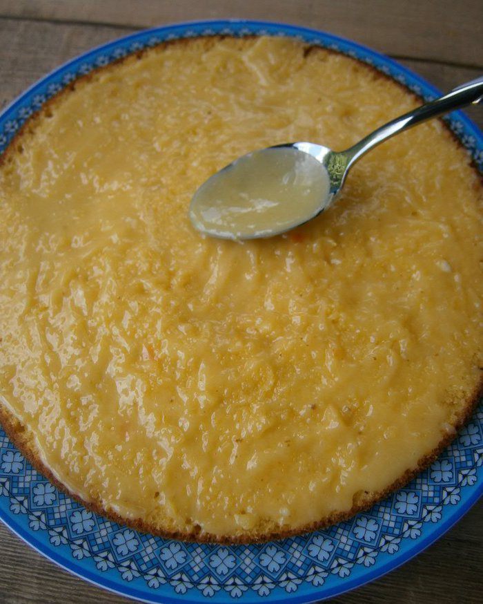 Кабачково-морковный пирог с лимонным кремом