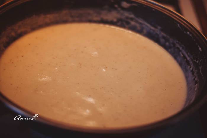 Лазанья сырная с грибами