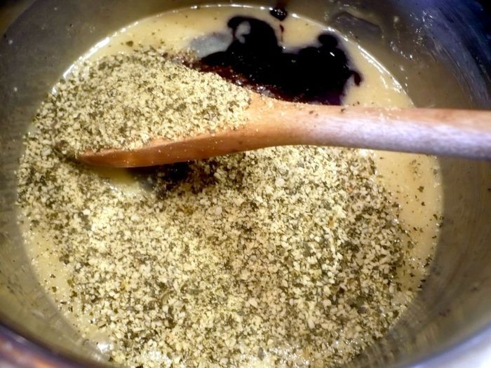 Хлебцы с разноцветным кремом