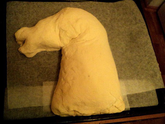 Пирог-кулебяка «Лошадка»