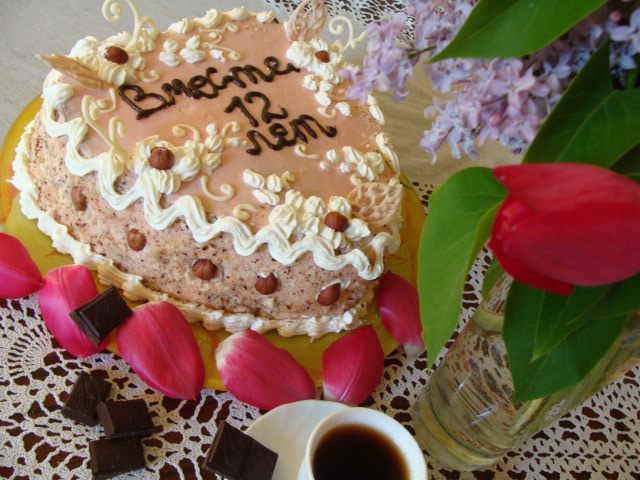 Торт &amp;quot;Медовое сердце&amp;quot;