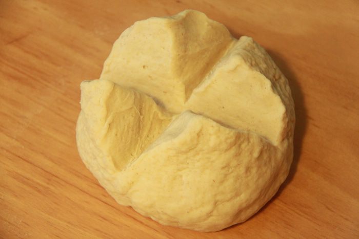 Круассаны с ветчиной