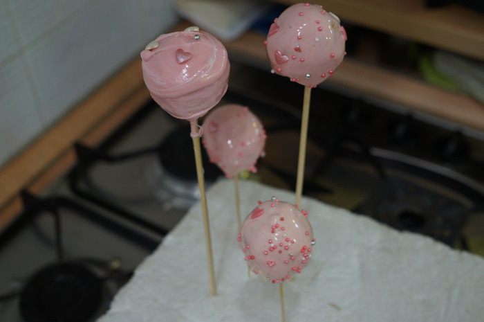 Пирожные &amp;quot;Розовые Кейк Попсы&amp;quot;