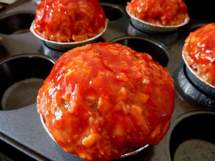 Мясные маффины с секретом