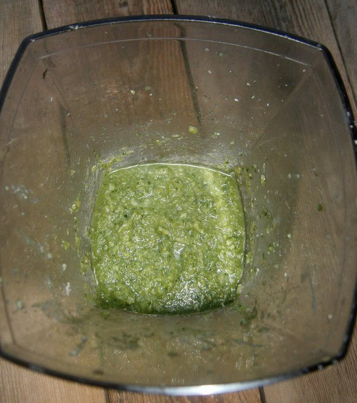 Гранита с огурцом, кокосом и базиликом