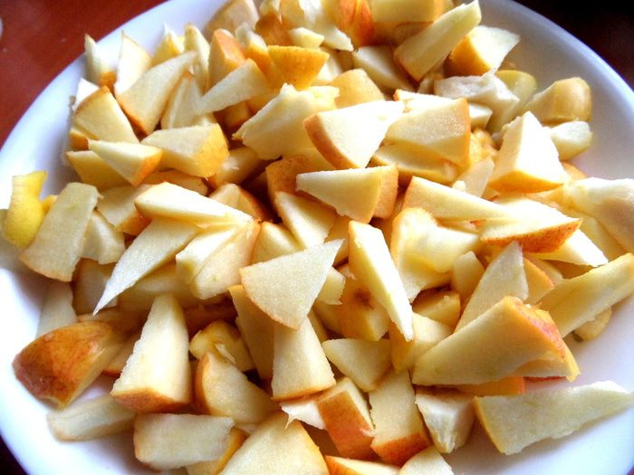 Яблочно-грушевый тарт Татен (tarte Tatin)