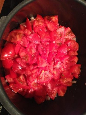 Нежное мясо с овощами