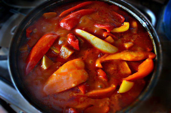 Лечо из кабачков