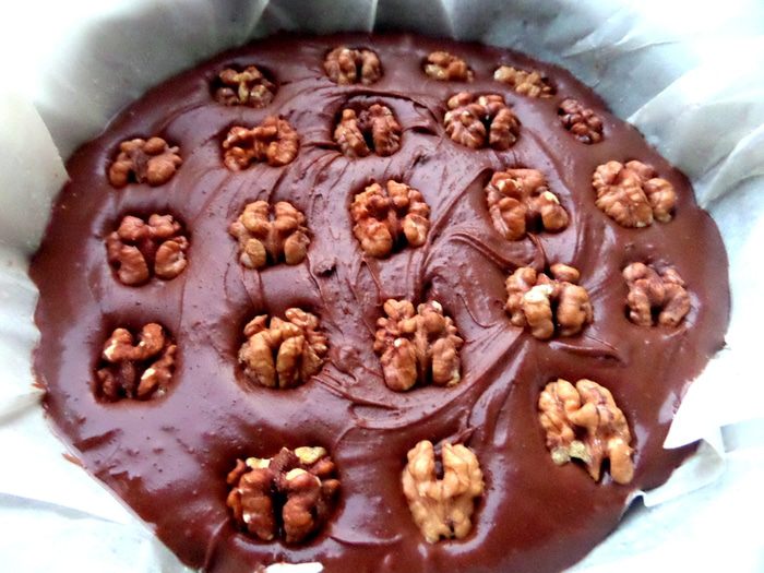 Брауни с грецкими орехами