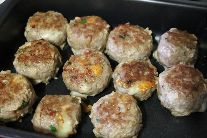 Тефтели с сыром и овощами