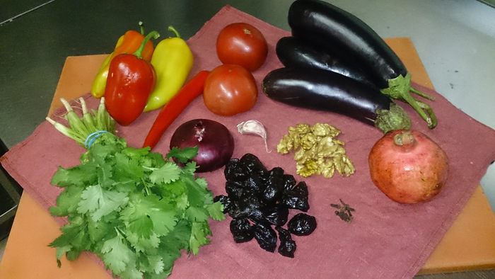 Холодная закуска из баклажанов