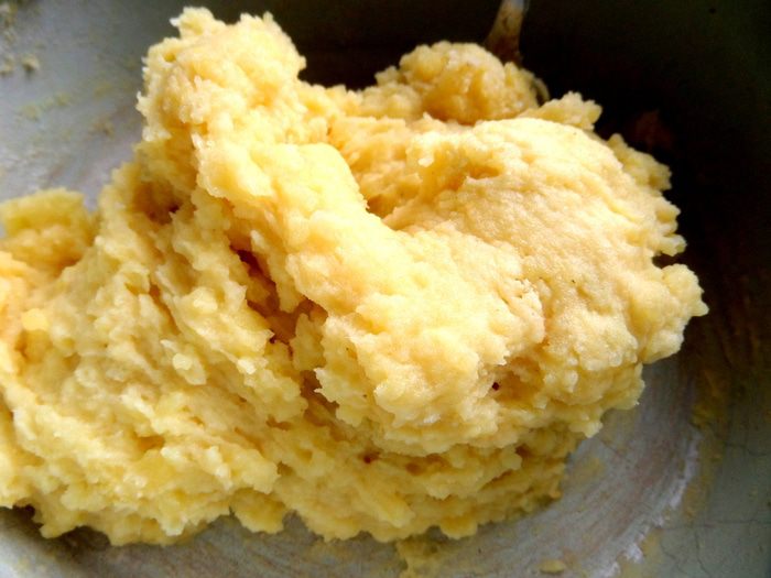 Картофельные зразы с печенью